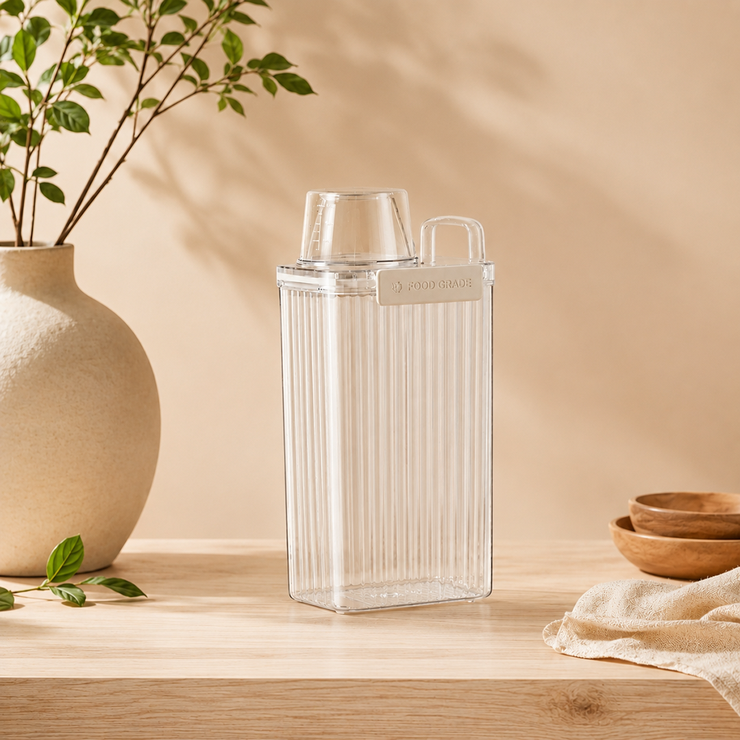 Vaso Recipiente Medidor Hermético 1800ml - Imagen 2