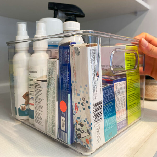 Caja de almacenamiento miltifuncional cudrada
